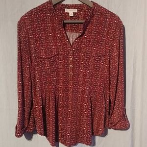Dress Barn Long Sleeved Blouse